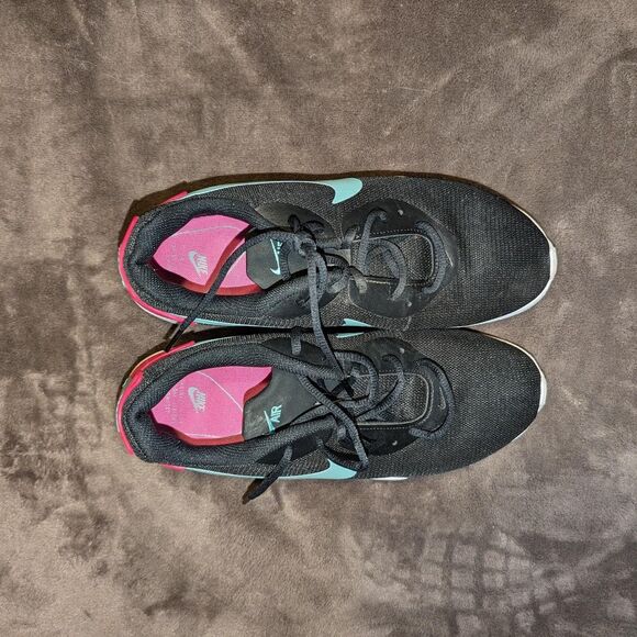 Women's Nike Air Max Oketo Running Shoes Black/Pink/Blue Size 11 - Picture 2 of 7